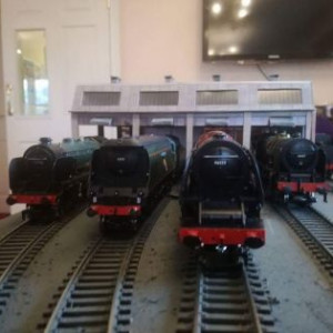 Steam locos on shed after a hard day working